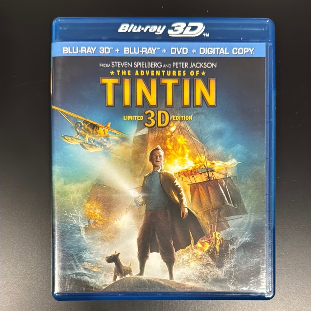The Adventures of Tintin - Blu-ray 3D, Blu-ray, & DVD Combo Set
